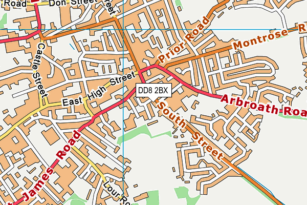 DD8 2BX map - OS VectorMap District (Ordnance Survey) DD8 2BX map - OS VectorMap District (Ordnance Survey)