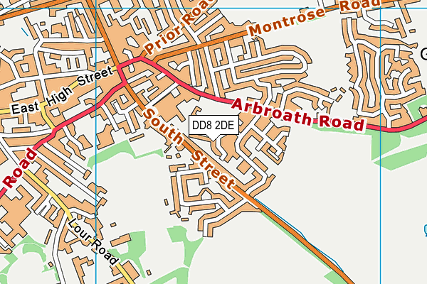 DD8 2DE map - OS VectorMap District (Ordnance Survey) DD8 2DE map - OS VectorMap District (Ordnance Survey)
