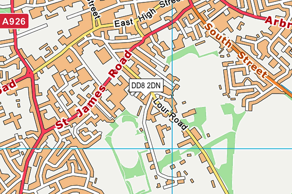 DD8 2DN map - OS VectorMap District (Ordnance Survey) DD8 2DN map - OS VectorMap District (Ordnance Survey)