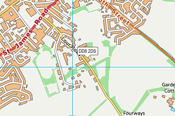 DD8 2DS map - OS VectorMap District (Ordnance Survey) DD8 2DS map - OS VectorMap District (Ordnance Survey)