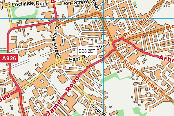 DD8 2ET map - OS VectorMap District (Ordnance Survey)