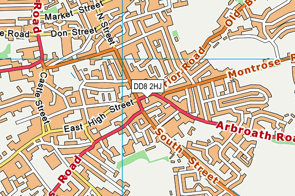 DD8 2HJ map - OS VectorMap District (Ordnance Survey)