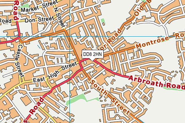 DD8 2HN map - OS VectorMap District (Ordnance Survey) DD8 2HN map - OS VectorMap District (Ordnance Survey)