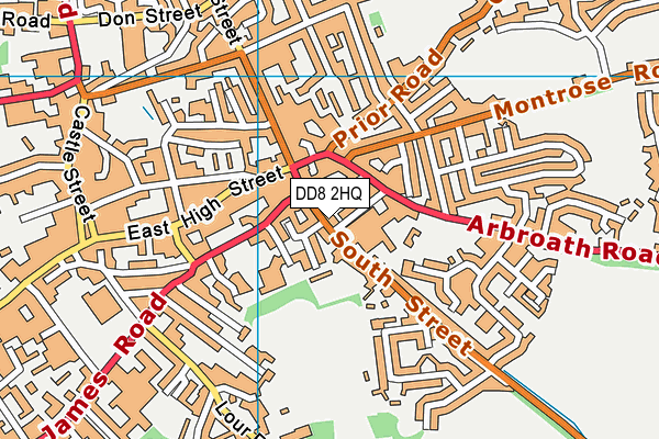 DD8 2HQ map - OS VectorMap District (Ordnance Survey)