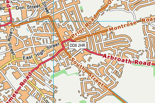 DD8 2HR map - OS VectorMap District (Ordnance Survey)
