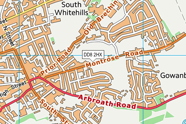 DD8 2HX map - OS VectorMap District (Ordnance Survey) DD8 2HX map - OS VectorMap District (Ordnance Survey)