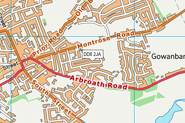 DD8 2JA map - OS VectorMap District (Ordnance Survey)
