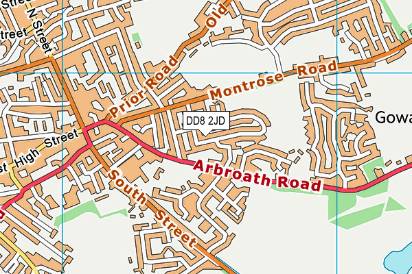 DD8 2JD map - OS VectorMap District (Ordnance Survey) DD8 2JD map - OS VectorMap District (Ordnance Survey)