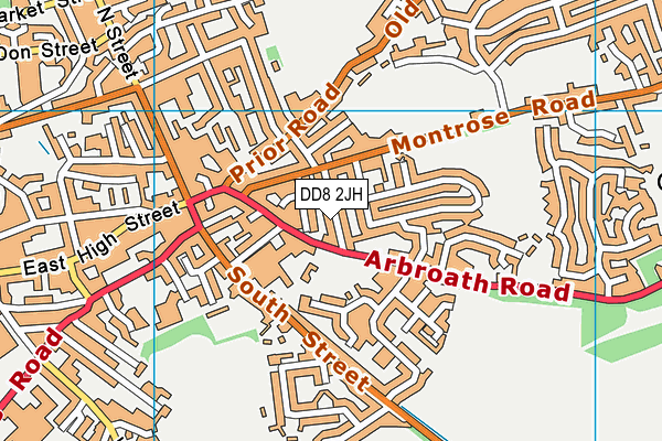 DD8 2JH map - OS VectorMap District (Ordnance Survey) DD8 2JH map - OS VectorMap District (Ordnance Survey)
