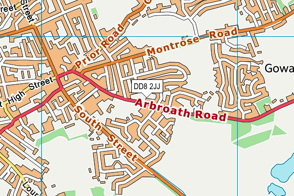 DD8 2JJ map - OS VectorMap District (Ordnance Survey) DD8 2JJ map - OS VectorMap District (Ordnance Survey)