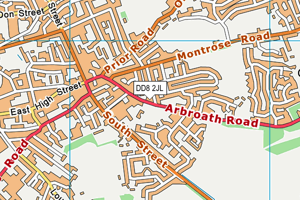 DD8 2JL map - OS VectorMap District (Ordnance Survey)