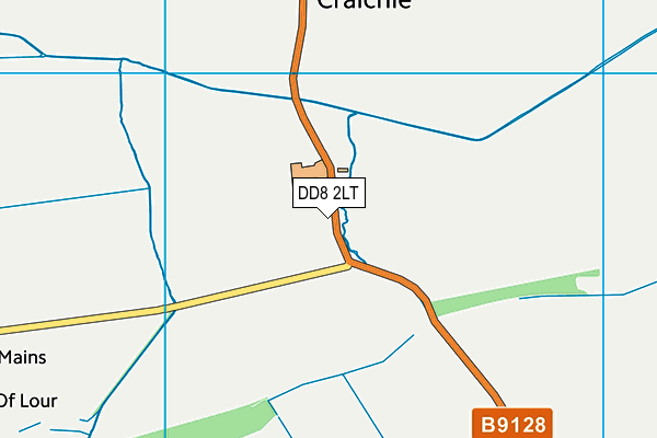 DD8 2LT map - OS VectorMap District (Ordnance Survey)