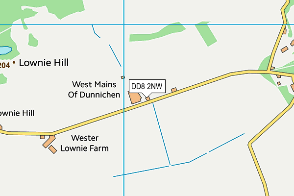 DD8 2NW map - OS VectorMap District (Ordnance Survey) DD8 2NW map - OS VectorMap District (Ordnance Survey)