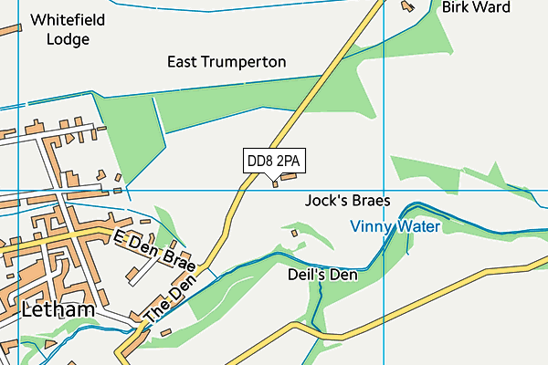DD8 2PA map - OS VectorMap District (Ordnance Survey) DD8 2PA map - OS VectorMap District (Ordnance Survey)