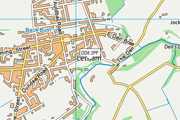 DD8 2PF map - OS VectorMap District (Ordnance Survey) DD8 2PF map - OS VectorMap District (Ordnance Survey)