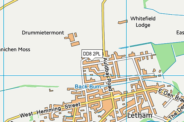 DD8 2PL map - OS VectorMap District (Ordnance Survey) DD8 2PL map - OS VectorMap District (Ordnance Survey)