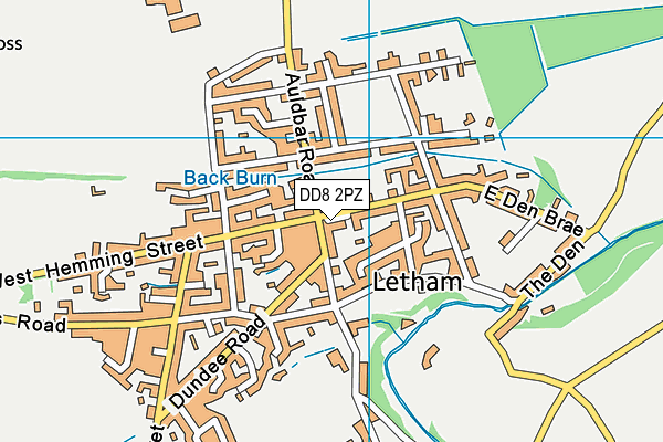 DD8 2PZ map - OS VectorMap District (Ordnance Survey) DD8 2PZ map - OS VectorMap District (Ordnance Survey)