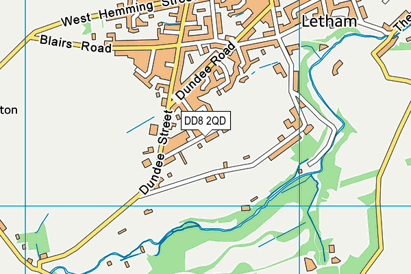 DD8 2QD map - OS VectorMap District (Ordnance Survey) DD8 2QD map - OS VectorMap District (Ordnance Survey)