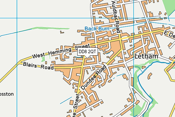 DD8 2QT map - OS VectorMap District (Ordnance Survey) DD8 2QT map - OS VectorMap District (Ordnance Survey)