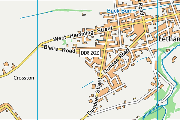 DD8 2QZ map - OS VectorMap District (Ordnance Survey) DD8 2QZ map - OS VectorMap District (Ordnance Survey)