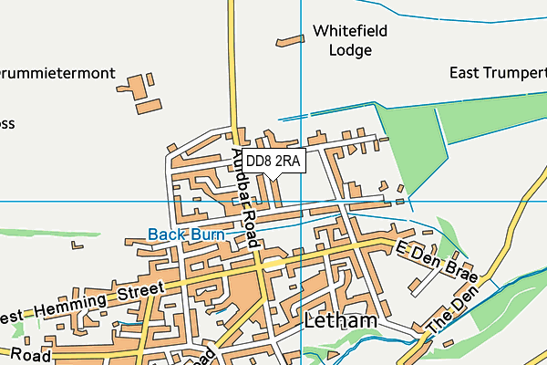 DD8 2RA map - OS VectorMap District (Ordnance Survey)