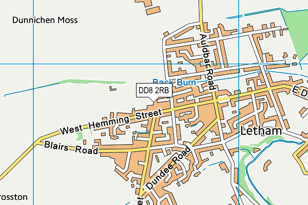 DD8 2RB map - OS VectorMap District (Ordnance Survey) DD8 2RB map - OS VectorMap District (Ordnance Survey)