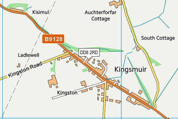 DD8 2RD map - OS VectorMap District (Ordnance Survey)