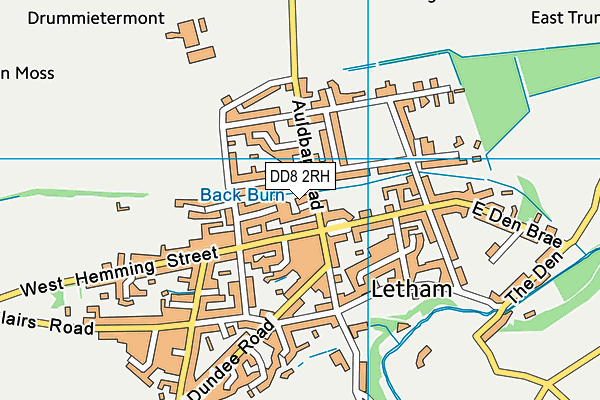 DD8 2RH map - OS VectorMap District (Ordnance Survey) DD8 2RH map - OS VectorMap District (Ordnance Survey)