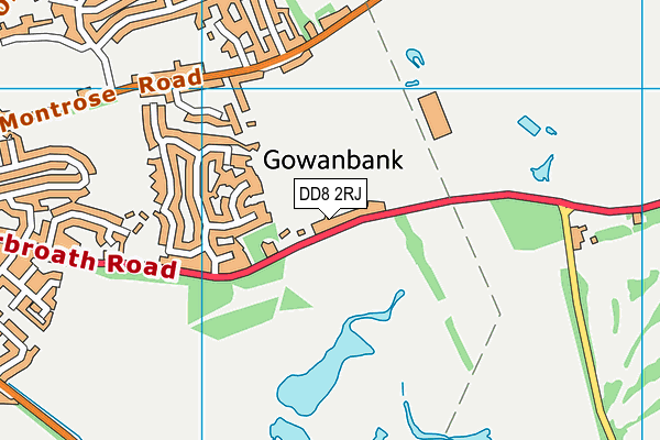 DD8 2RJ map - OS VectorMap District (Ordnance Survey)