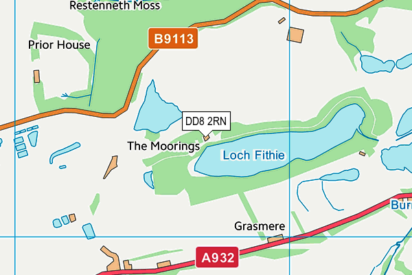 DD8 2RN map - OS VectorMap District (Ordnance Survey) DD8 2RN map - OS VectorMap District (Ordnance Survey)
