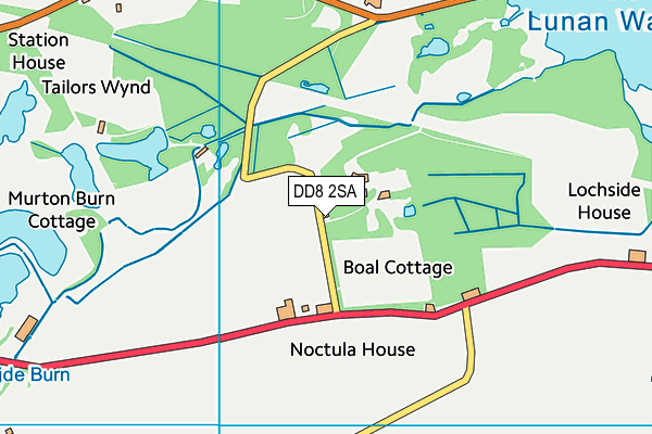 DD8 2SA map - OS VectorMap District (Ordnance Survey) DD8 2SA map - OS VectorMap District (Ordnance Survey)