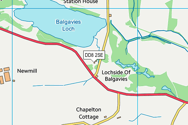 DD8 2SE map - OS VectorMap District (Ordnance Survey)