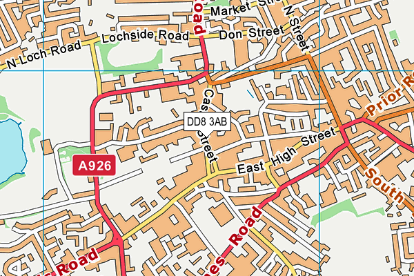 DD8 3AB map - OS VectorMap District (Ordnance Survey) DD8 3AB map - OS VectorMap District (Ordnance Survey)