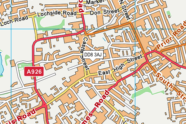 DD8 3AJ map - OS VectorMap District (Ordnance Survey) DD8 3AJ map - OS VectorMap District (Ordnance Survey)