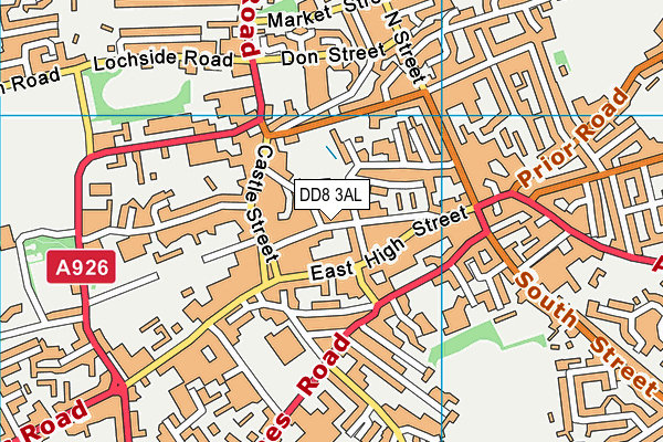 DD8 3AL map - OS VectorMap District (Ordnance Survey) DD8 3AL map - OS VectorMap District (Ordnance Survey)