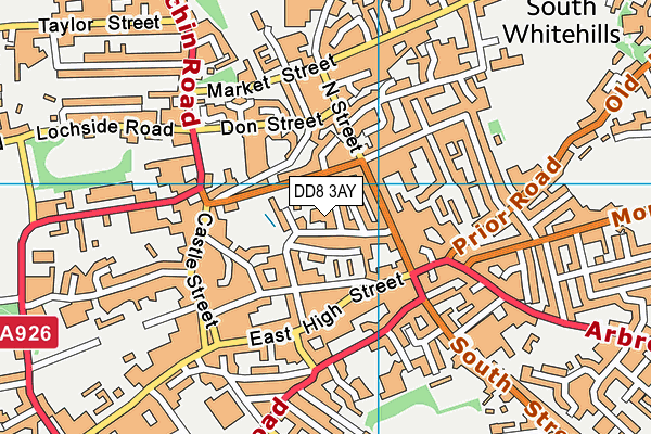 DD8 3AY map - OS VectorMap District (Ordnance Survey) DD8 3AY map - OS VectorMap District (Ordnance Survey)