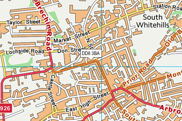 DD8 3BA map - OS VectorMap District (Ordnance Survey) DD8 3BA map - OS VectorMap District (Ordnance Survey)