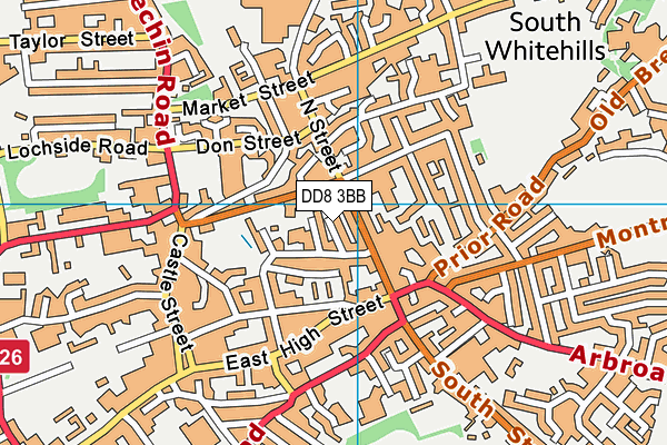 DD8 3BB map - OS VectorMap District (Ordnance Survey)