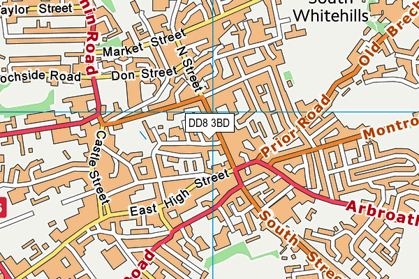 DD8 3BD map - OS VectorMap District (Ordnance Survey) DD8 3BD map - OS VectorMap District (Ordnance Survey)