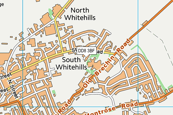 DD8 3BF map - OS VectorMap District (Ordnance Survey) DD8 3BF map - OS VectorMap District (Ordnance Survey)