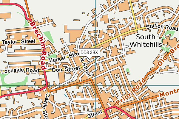 DD8 3BX map - OS VectorMap District (Ordnance Survey) DD8 3BX map - OS VectorMap District (Ordnance Survey)