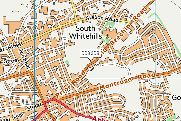 DD8 3DB map - OS VectorMap District (Ordnance Survey) DD8 3DB map - OS VectorMap District (Ordnance Survey)