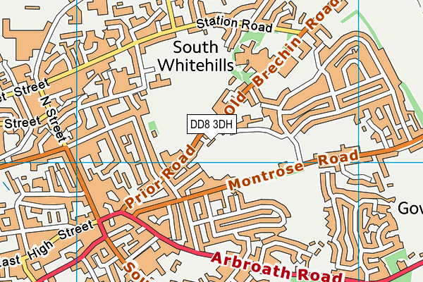 DD8 3DH map - OS VectorMap District (Ordnance Survey) DD8 3DH map - OS VectorMap District (Ordnance Survey)