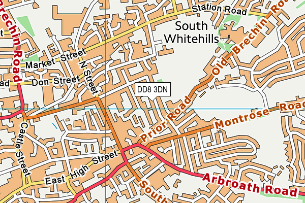 DD8 3DN map - OS VectorMap District (Ordnance Survey) DD8 3DN map - OS VectorMap District (Ordnance Survey)