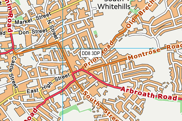 DD8 3DP map - OS VectorMap District (Ordnance Survey) DD8 3DP map - OS VectorMap District (Ordnance Survey)
