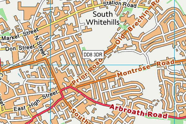 DD8 3DR map - OS VectorMap District (Ordnance Survey) DD8 3DR map - OS VectorMap District (Ordnance Survey)