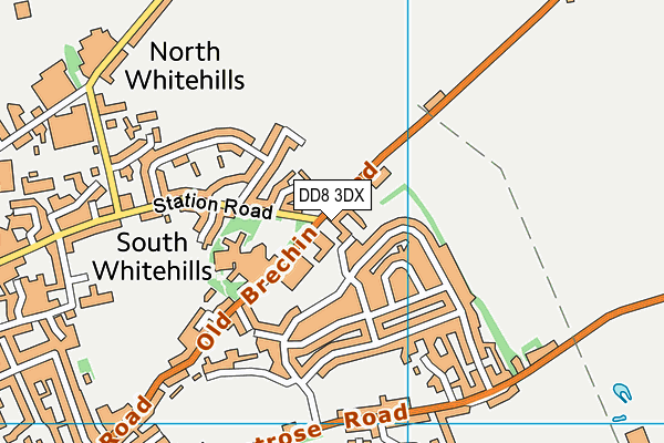 DD8 3DX map - OS VectorMap District (Ordnance Survey) DD8 3DX map - OS VectorMap District (Ordnance Survey)