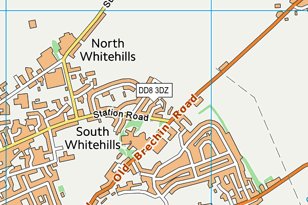 DD8 3DZ map - OS VectorMap District (Ordnance Survey) DD8 3DZ map - OS VectorMap District (Ordnance Survey)