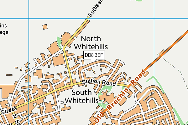 DD8 3EF map - OS VectorMap District (Ordnance Survey)