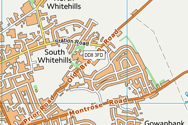 DD8 3FD map - OS VectorMap District (Ordnance Survey) DD8 3FD map - OS VectorMap District (Ordnance Survey)